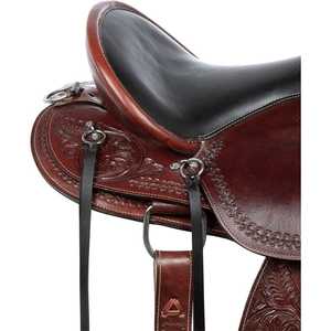 Calidad superior Western Barrel Racing Horse Saddle Tack Western Pleasure Trail Cowboy Leather Tack - Product Image 2