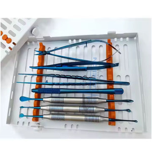 Kit d'instruments de chirurgie buccale micro dentaire noir 10 pièces ensemble Instruments dentaires de haute qualité - Product Image 3