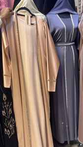2024 Dubaï Abaya belle couleur noire musulman traditionnel abaya travail à la main caftan traditionnel islamique vêtements pour femmes - Product Image 3