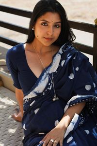 Saree de seda Banarasi de calidad superior para mujer, algodón Chanderi suave, estampado Digital, borde tejido, ropa tradicional india para Formal - Product Image 5