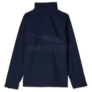 Chaqueta de lona personalizada para hombre, estilo casual urbano, transpirable, con cuello mandarín, de secado rápido, para invierno, venta al por mayor - Product Image 2