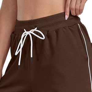 Pantalones cortos deportivos de verano de alta calidad, doble capa, elásticos, de secado rápido, transpirables, para Yoga, gimnasio, deportes, pantalones cortos para correr para mujer - Product Image 2