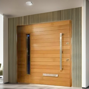 Porte de sécurité en acier moderne, finition en bois pour usage intérieur, maisons, appartements, entrepôts - résistante au feu 45 minutes, garantie 3 ans - Product Image 3