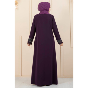 Nouvelle saison, vêtements islamiques d'hiver pour femmes, robe abaya, kaftan, tunique, mode islamique de Dubaï, mode islamique turque, robes islamiques fabriquées en Turquie - Product Image 6