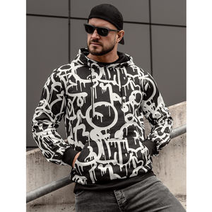 All Over Printed Kangaroo Pullover Hoodies para hombres Nuevo estilo de invierno para hombres Full Printed Kangaroo Pocket Style Hoodies - Product Image 1