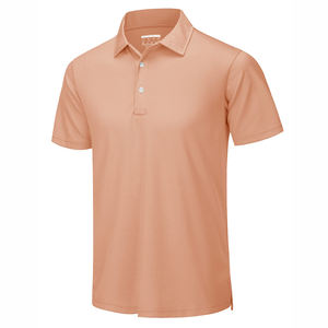 Polo fabricado profesional Precio asequible Camisetas Polo transpirables de color sólido con logotipo personalizado - Product Image 1