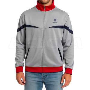 Premium Quality Sports Clothing <b>Men</b> <b>Track</b> <b>Jacket</b> Wholesale 100% Polyester Made <b>Men</b> <b>Track</b> <b>Jacket</b> - Product Image 4