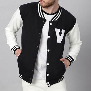 Look atractivo Venta en línea School & University Varsity Chaqueta de béisbol Chaqueta de letras bordada ligera de calidad fina - Product Image 1