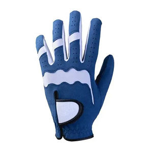Gants de golf en cuir de cabretta en coton personnalisés pour hommes, respirants, imperméables, antidérapants, ajustables, gants de sport - Product Image 4