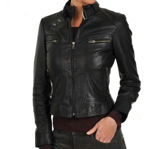 Professional Unisex Genuine Leather Jackets Outdoors Outerwear Biker All Seasons On <b>Road</b> Motorbike Leather Jackets - Product Image 6