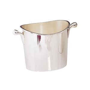 AK Brass Stainless Steel Metal <b>Ice</b> <b>Bucket</b> In <b>Silver</b> Finished With Attractive Hooks Large Capacity For Bar Accessories - Product Image 1