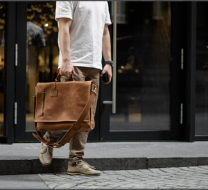 Laptop, Gifts for Men, Mens Satchel, Messenger Bag Men, Personalized <b>Briefcase</b> for Men <b>Leather</b> <b>Briefcase</b> Man - Product Image 1