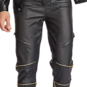 Pantalons en cuir respirants pour l'entraînement, confortables, vente chaude, prix raisonnable, pantalons en cuir pour hommes - Product Image 6