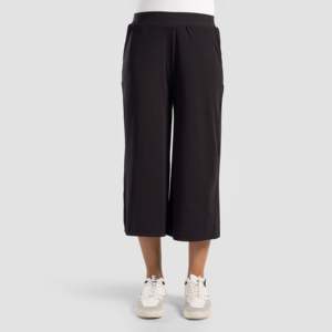 Culottes décontractées d'été sans limites, taille haute, respirantes, noires - Product Image 2