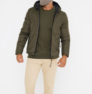 Best Reversible Double Sided Puffer Jacket Lightweight Insulated Hood Zipper Jacket Windproof and Water Resistant Outerwear 2024 - Product Image 2