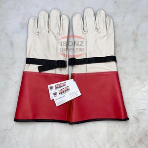 Guantes de Trabajo Eléctricos ISONZ con Exterior de Cuero, Anti-Impacto y Antideslizantes, para Uso General y para Trabajadores Eléctricos - Product Image 4