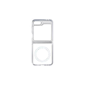 Étui rigide transparent gaufré compatible MagSafe pour Galaxy Z Flip 7 – Protection de téléphone de luxe fine et antichoc 14 - Product Image 3