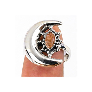 Attractive Gemstone 925 Solid Sterling <b>Silver</b> <b>Rings</b> Fine Jewelry <b>Adjustable</b> Size - Product Image 5