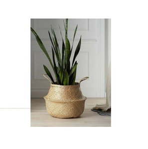 Best Selling Metal Bamboo Handmade Rattan Large Plant <b>Pots</b> <b>Planters</b> Indoor Outdoor Garden Tall <b>Planter</b> <b>Pots</b> Rattan Basket - Product Image 1