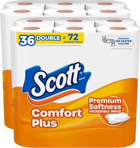 Papier toilette Scott, 1000 feuilles par rouleau, papier hygiénique - Product Image 4