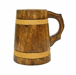 Taza de madera de diseño fantástico, uso de jarra de cerveza de madera, tamaño/forma personalizado, excelente calidad, precio barato - Product Image 2