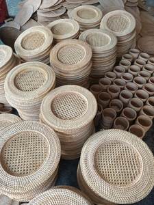 Stylish Round RATTAN TRAY Handwoven Eco-Friendly Basket Perfect for Serving Food Drinks and Decorative <b>Storage</b> - Product Image 6