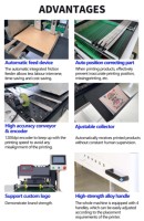 Imprimante Jucolor nouvelle génération entièrement automatique à grande vitesse à 4 cartouches pour boîtes à pizza en carton ondulé et sacs en papier