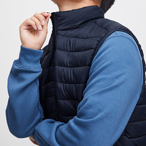 Chaleco de algodón OEM de alta calidad, abrigos de invierno para niñas de diseño personalizado, chaquetas, chaleco de trabajo cálido para mujer, chaleco de burbujas acolchado al por mayor - Product Image 4