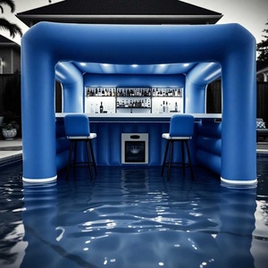 สระว่ายน้ำลอยน้ำพร้อมเต็นท์สำหรับงานปาร์ตี้กลางแจ้งสำหรับผู้ใหญ่ - Product Image 2