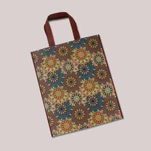 Rpet Reusable Large (_50cm) Grocery Shopping Tote Bag Custom Non Woven Eco Friendly with Logo Exhibition PP Webbing Handle - Product Image 3