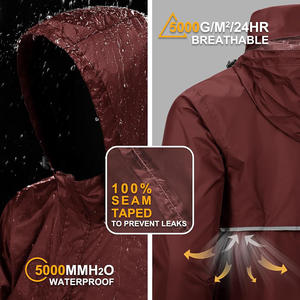 Chaqueta cortavientos Softshell para hombre con opciones de marca, impermeable, ligera, perfecta para aventuras al aire libre - Product Image 2