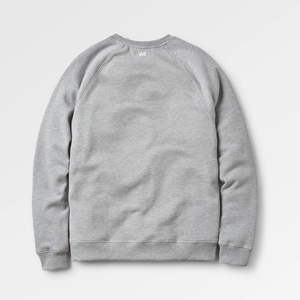 Mezcla de algodón gris brezo Ultra suave cómodo cuello redondo manga raglán frente acanalado detalles sudadera hombres DDP envío - Product Image 2