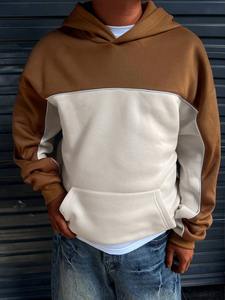 mens basic cotton fleece hoodie long sleeve pullover sweatshirt soft breathable fabric perfect for gym casual or travel - Product Image 4