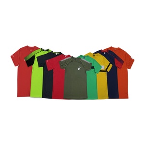Top Vente en gros Qualité Polyester T-shirt Hommes Solide Couleur Design O-cou T-shirt Décontracté Classique Hommes Vêtements Tops Chemise - Product Image 3