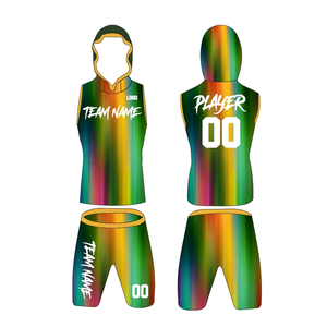 ชุด7v7และ7on7เครื่องแบบมีฮู้ดชุดเครื่องแบบอเมริกันฟุตบอลแบบซับลิเมชันสำหรับเยาวชนออกแบบได้ตามต้องการ - Product Image 1