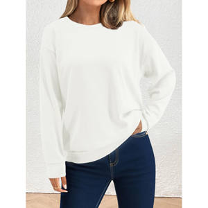 Streetwear Drop Shoulder Sweats à capuche et sweat-shirt à capuche surdimensionné pour femmes 450Gsm Premium Quality Boxy Sweats à capuche pour femme - Product Image 2