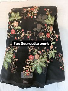 งานปักผ้า Georgette จิ้งจอกทำให้เป็นชุดแฟนซีวัสดุผ้า lehenga - Product Image 6