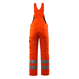 Custom Design 100% Breathable Cotton Work <b>Coverall</b> Hi Vis <b>Bibs</b> Comfortable Construction Worker's Uniform Wholesale Workwear - Product Image 4
