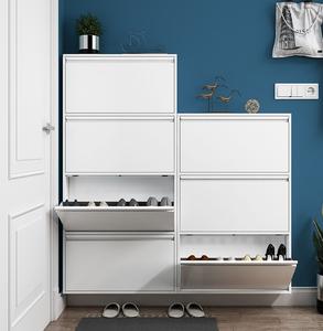 Металлический шкаф для обуви, 4 слоя, с замком для обуви, 2024 фабрики в Гуанчжоу - Product Image 5