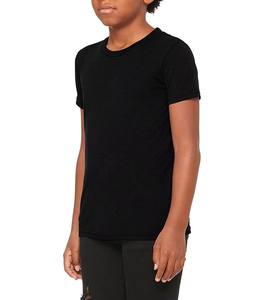 Camiseta básica de fitness de algodón 100% para niños, ropa de verano, Camiseta básica de manga corta con estampado personalizado, camiseta sólida en blanco para hombres - Product Image 3