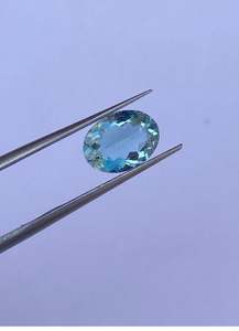 Piedra Suelta de Aguamarina Natural Seleccionada a Mano, Gema de Alta Calidad, Azul Cielo, 7.50x10mm CTS 1.80 para Anillos y Colgantes - Product Image 5
