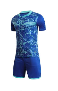 Vente chaude meilleur fournisseur en vrac quantité uniforme de football 100% polyester tissu fait uniforme de football - Product Image 5