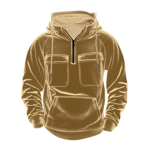 Sudadera con Capucha de Invierno para Hombre, Más Vendida, 100% Algodón Velour, Logotipo Personalizado, Impresión Digital en Blanco, Antibolitas y Transpirable - Product Image 1