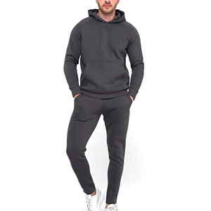 Survêtement d'hiver respirant 100% coton pour hommes avec logo personnalisé, tenue décontractée au design nouveau classique à vendre - Product Image 2