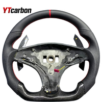 Volant en fibre de carbone YTcarbon adapté aux modèles W204 GLK X204 2008-2012, modification et personnalisation du volant en cuir