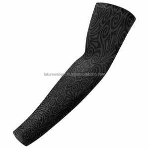 Mangas de brazo anti UV con logotipo personalizado Mangas de brazo transpirables de secado rápido Ciclismo Tasa de venta completa - Product Image 5