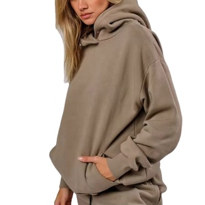 Sudadera con Capucha de Manga Larga para Mujer, Forrada para Invierno, Hecha en Pakistán, al por Mayor, con Logotipo Personalizado - Product Image 4