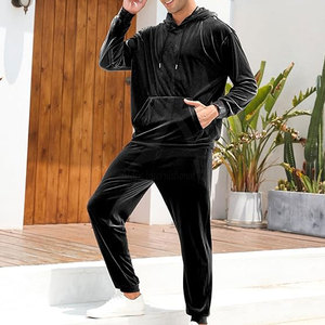 Matériau durable Confortable Hommes Velours Survêtement Regular Fit Respirant Hiver Haute Qualité Léger Vêtements Vêtements Vente - Product Image 3