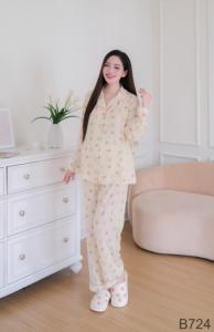 La mejor opción Tussar, tela de seda, conjunto de ropa informal de maternidad, transpirable, no descolorida, con logotipo personalizado a granel B724 - Product Image 6