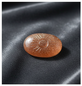 Pierres précieuses de qualité supérieure en pierre de soleil orange naturelle, cabochon carré, cœur, ovale, pierres précieuses en vrac offertes au prix d'usine - Product Image 4